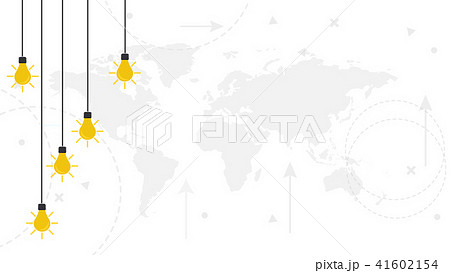Business background with yellow lamp bulb Business background with yellow lamp bulb 41602154