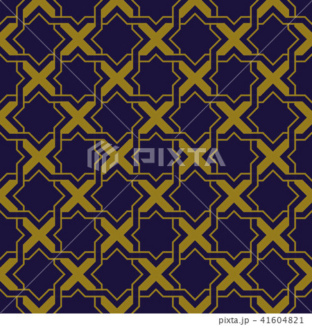Antique seamless gold retro pattern background 41604821