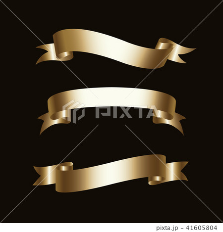 リボン 金の 招待 41605804