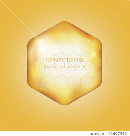 ハニカム 六角形 蜂蜜 41607549