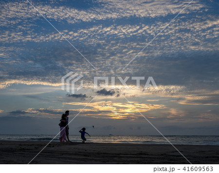 夕日 日没 夕焼け 41609563
