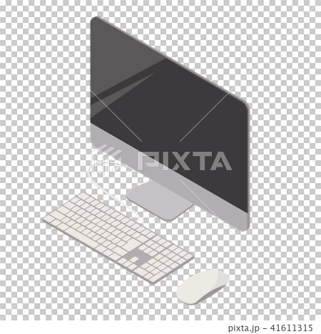 Desktop PC Vector Illustration 41611315