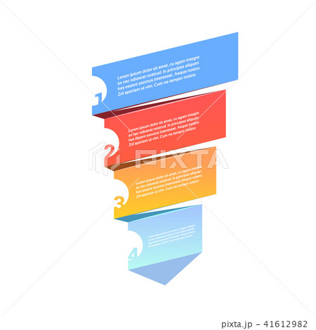 sales funnel with steps stages business infographic. purchase diagram concept over white background 41612982