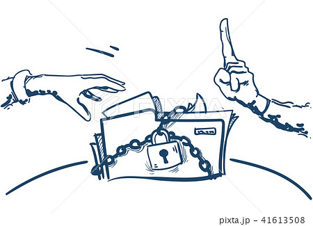 do not touch hand pointing folder padlock General Data Protection Regulation GDPR server security 41613508