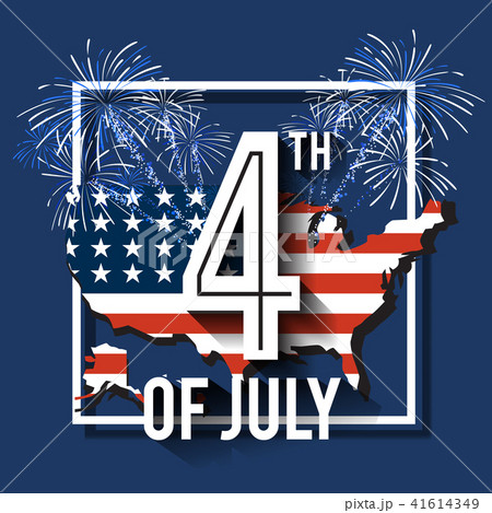 4th of July celebration background.  41614349