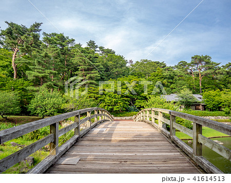 【伊豆】日本庭園の木橋【修善寺虹の郷】 【伊豆】日本庭園の木橋【修善寺虹の郷】 41614513