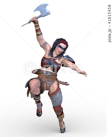 女性戦士 41615458