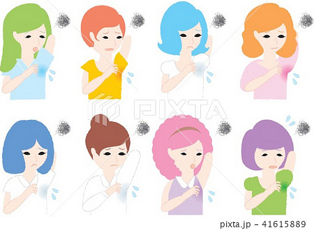 ワキの汗ジミに悩む女性達 41615889