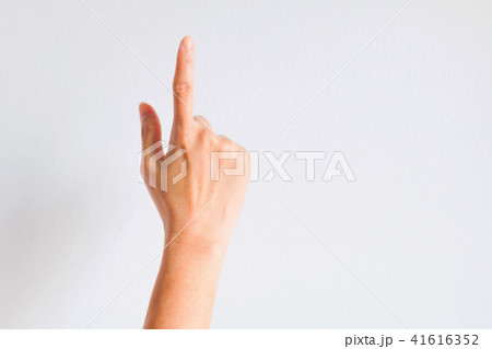 The forefinger that is pointing. 41616352