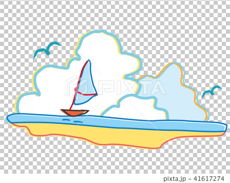 海の日のイラスト素材 41617274 Pixta