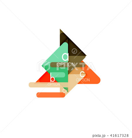 Triangle data visualization design, option infographic layout Triangle data visualization design, option infographic layout 41617328