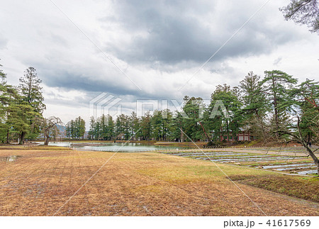 毛越寺 庭園風景 41617569