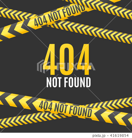 Realistic Detailed 3d 404 Page Background Card. Vector 41619854