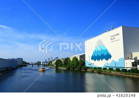 名古屋市中川運河とクルーズ船 41620148