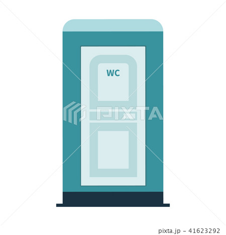 WC cubicle isolated on white WC cubicle isolated on white 41623292