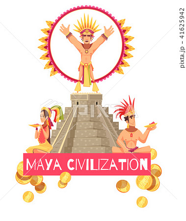 Maya Civilization Illustration Maya Civilization Illustration 41625942