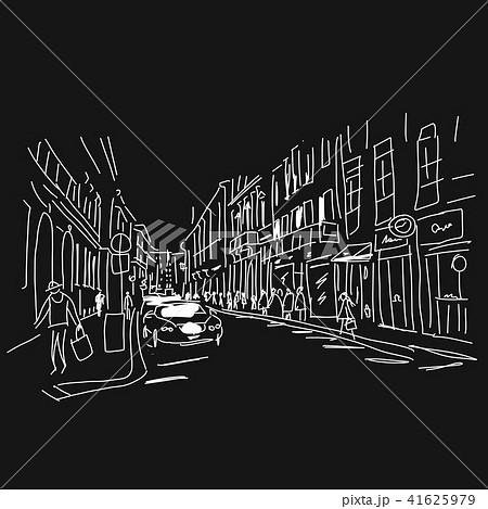 Street, sketch for your design 41625979