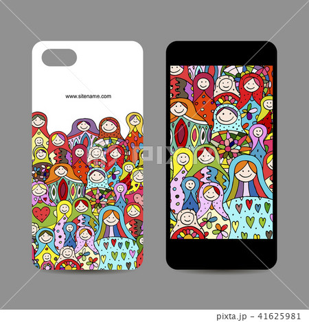 Mobile phone design. Matryoshka, nesting dolls 41625981