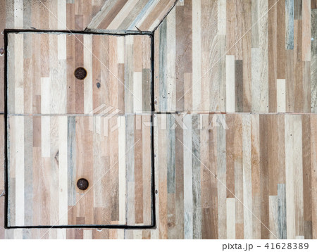 Floor tile cover with the rusty peg. Floor tile cover with the rusty peg. 41628389