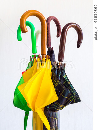 Umbrella, wooden handle Umbrella, wooden handle 41630369