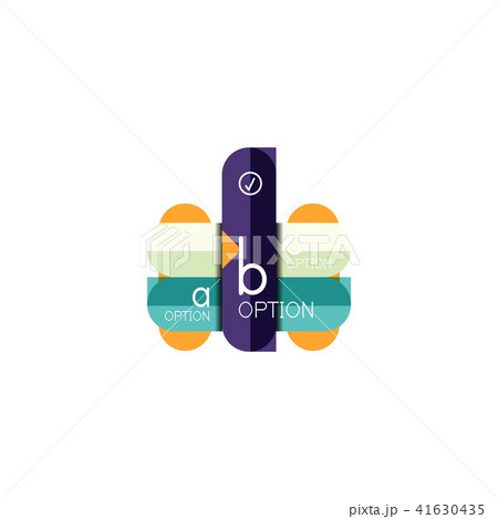 Abstract lines geometric infographic layoutAbstract lines geometric infographic layout, data 41630435