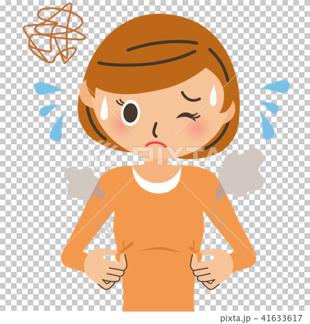 汗で蒸れている女性 汗で蒸れている女性 41633617