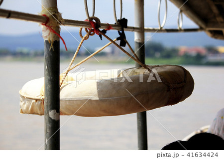 Lifebuoy On the boat 41634424