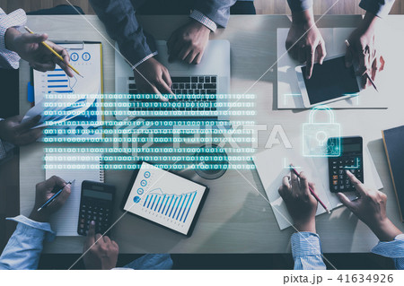 CYBER SECURITY Business technology secure  41634926