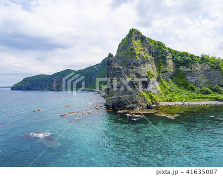 セタカムイ岩 空撮(北海道古平) セタカムイ岩 空撮(北海道古平) 41635007