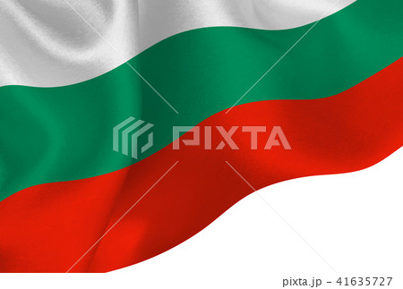 ブルガリア 国旗 旗 背景 のイラスト素材