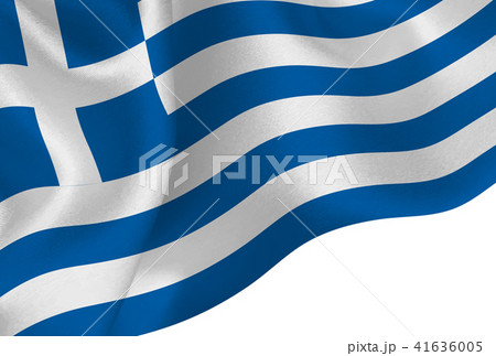 ギリシャ　 国旗　旗　背景  41636005