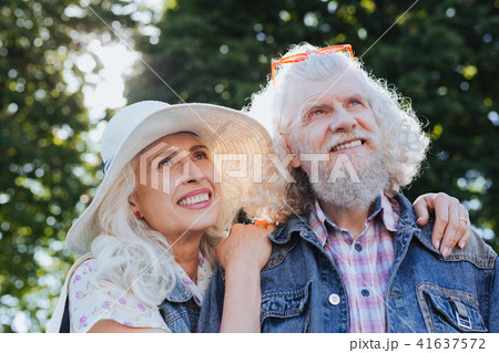 Happy joyful couple being in a great mood Happy joyful couple being in a great mood 41637572