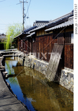 藍場川と旧湯川家屋敷 41637597