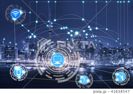 Smart city and wireless communication network. Smart city and wireless communication network. 41638547