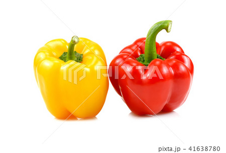 sweet pepper on white background 41638780