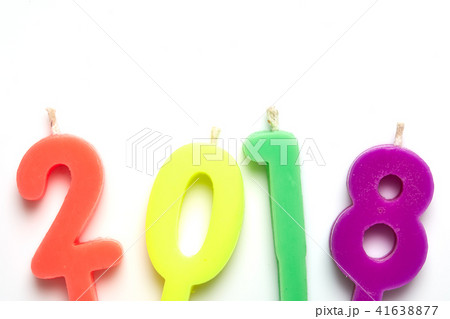 2010 candles color on a white 2010 candles color on a white 41638877