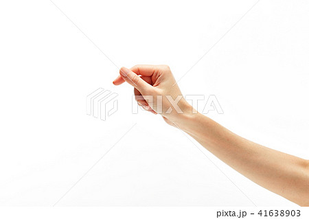 beautiful woman's hand isolated on white beautiful woman's hand isolated on white 41638903