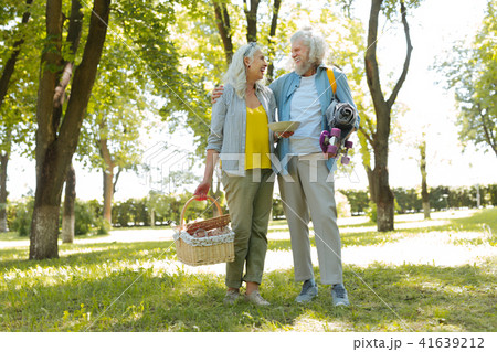 Positive nice couple going home 41639212