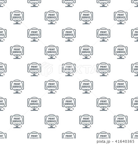Print service pattern vector seamless 41640365