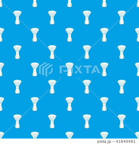 Shave brush pattern vector seamless blue 41640481