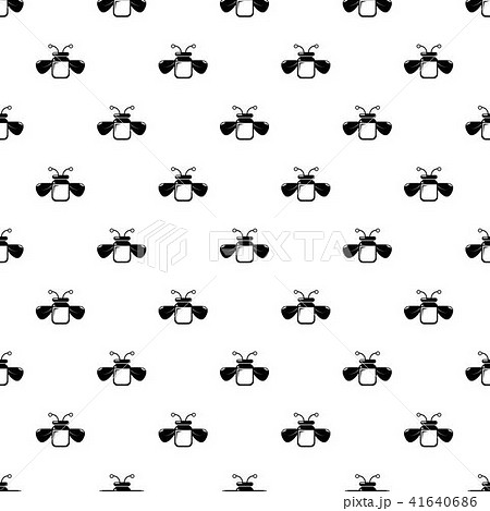 Jar bee honey pattern vector seamless 41640686