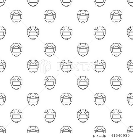 Hockey helmet pattern vector seamless Hockey helmet pattern vector seamless 41640959