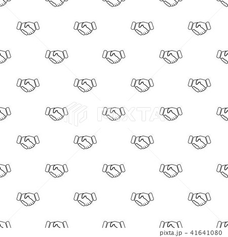 Handshake ice hockey pattern vector seamless Handshake ice hockey pattern vector seamless 41641080