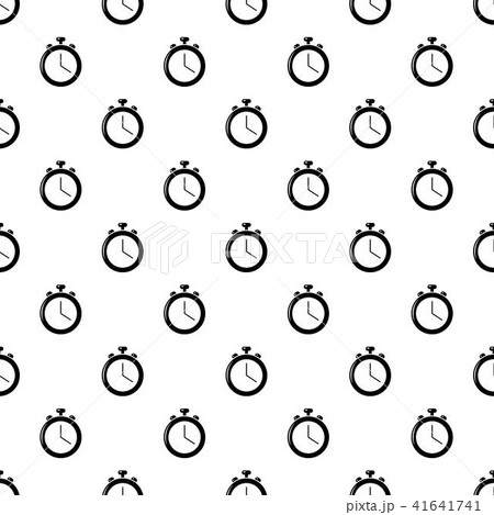 Stopwatch pattern vector seamless 41641741
