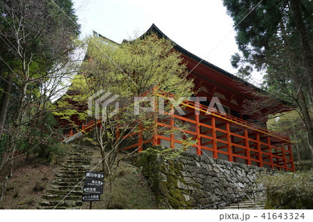 比叡山延暦寺横川エリアｰ横川中堂の写真素材
