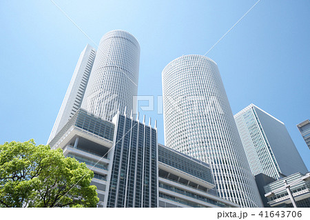 名古屋駅の高層ビル(愛知県)2018年4月 名古屋駅の高層ビル(愛知県)2018年4月 41643706
