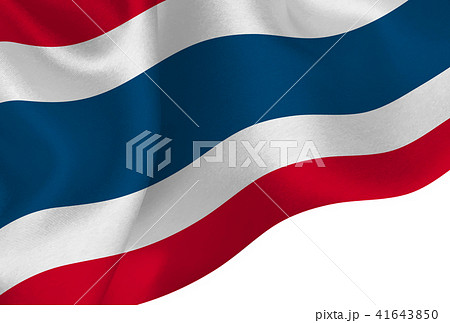タイ 国旗 旗 背景 のイラスト素材