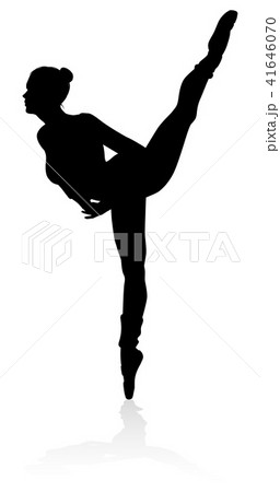 Ballet Dancer Dancing Silhouette 41646070