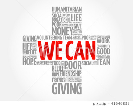 We Can cross word cloud 41646835