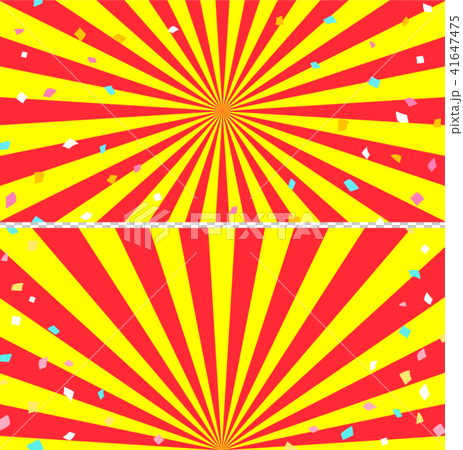 A Fancy Banner Of Confetti Stock Illustration 41647475 Pixta